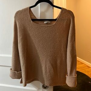 Madewell tan sweater